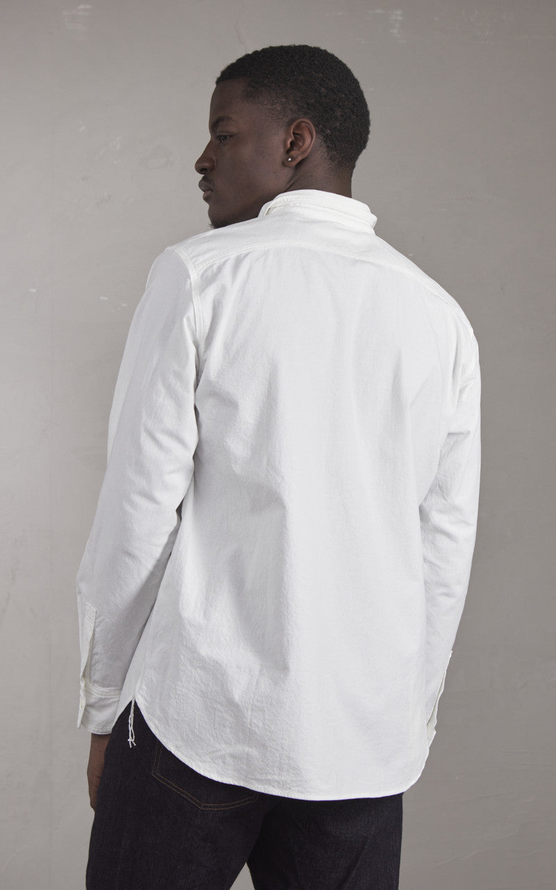 FOB Factory F3496 Oxford Work Shirt White