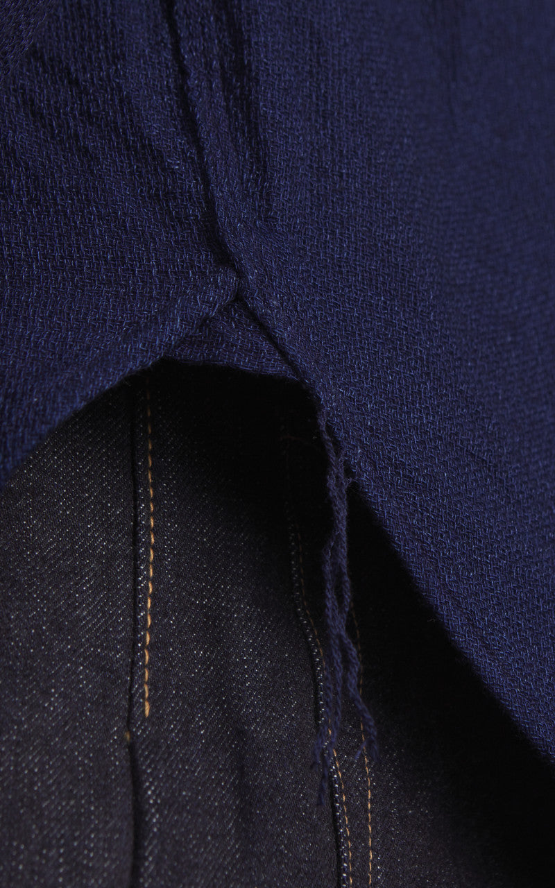 FOB Factory F3507 Indigo Gauze Work Shirt Navy