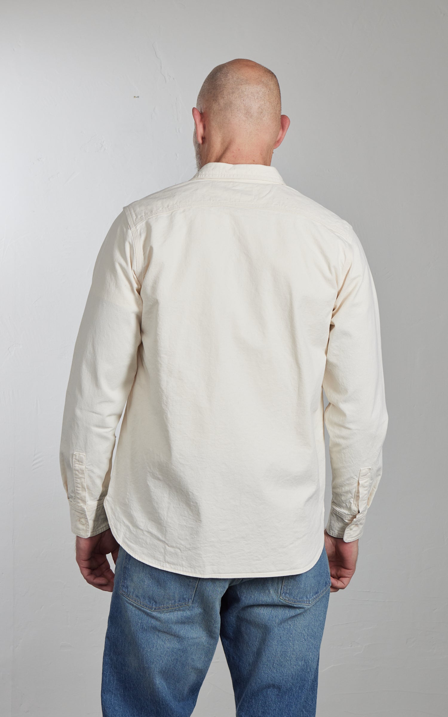 FOB Factory F3513 Work Shirt Ecru