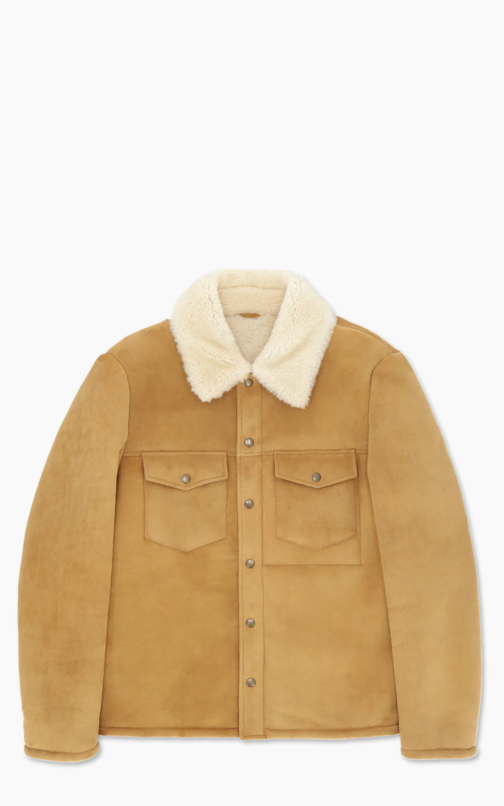 Fortela Quarter Shearling Jacket Camel
