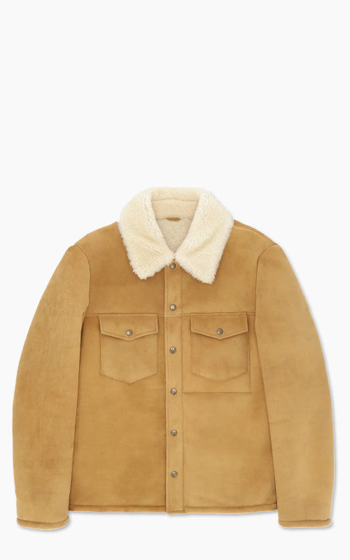 Fortela Quarter Shearling Jacket Camel