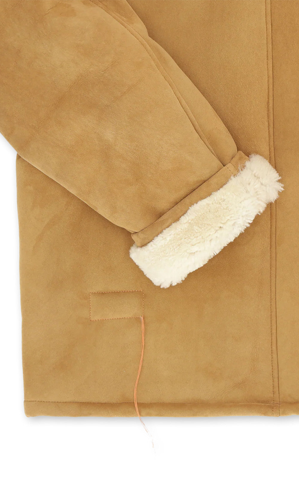 Fortela Quarter Shearling Jacket Camel