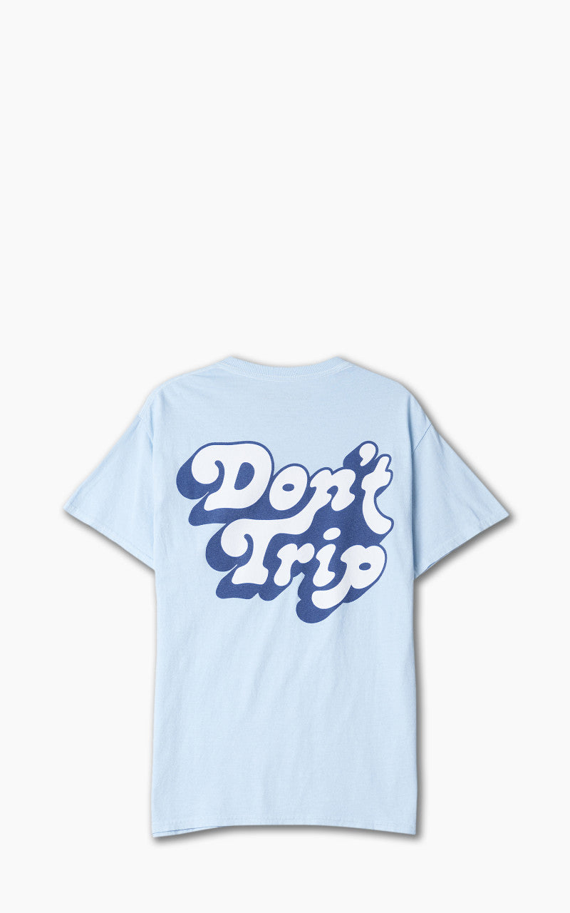 Free & Easy Dont Trip Drop Shadow S/S Tee Blue