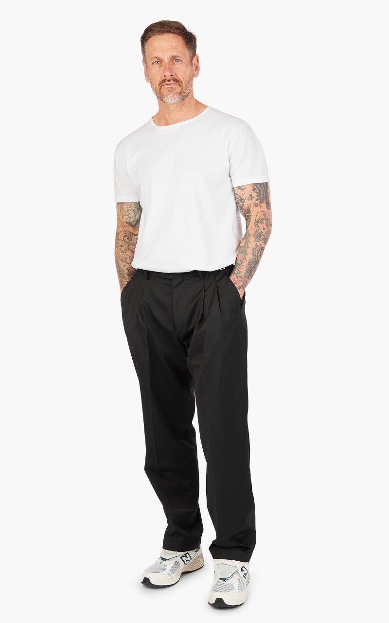 FrizmWORKS Side Adjust Two Tuck Slacks Black