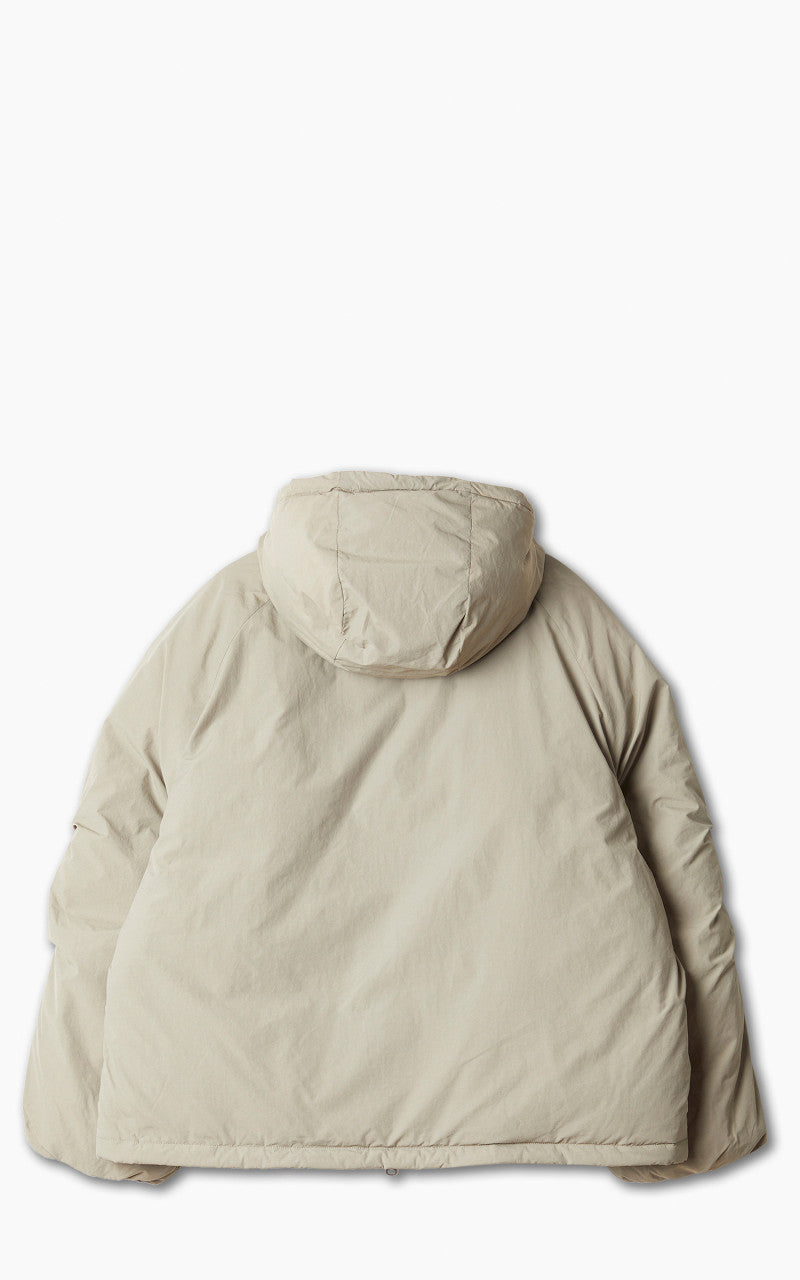 FrizmWORKS Hooded Puffer Down Parka Taupe