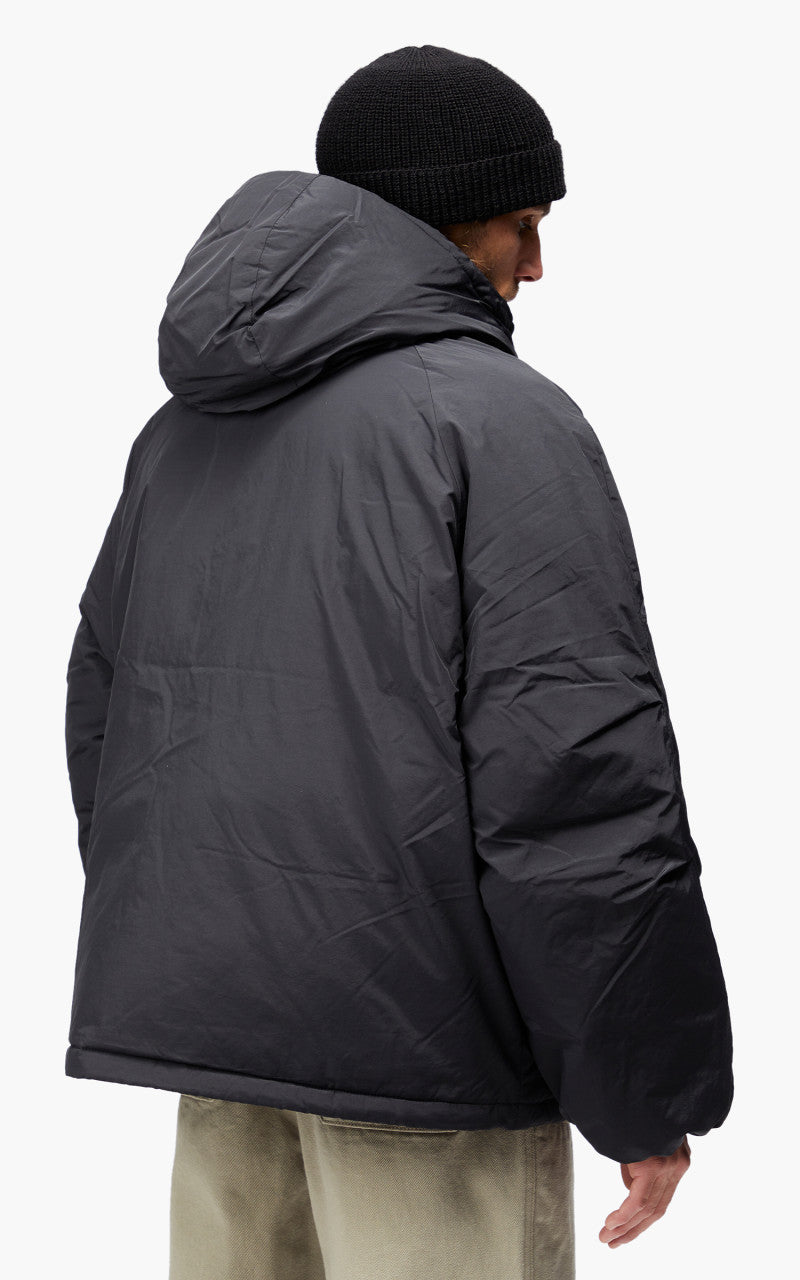 FrizmWORKS Hooded Puffer Down Parka Black