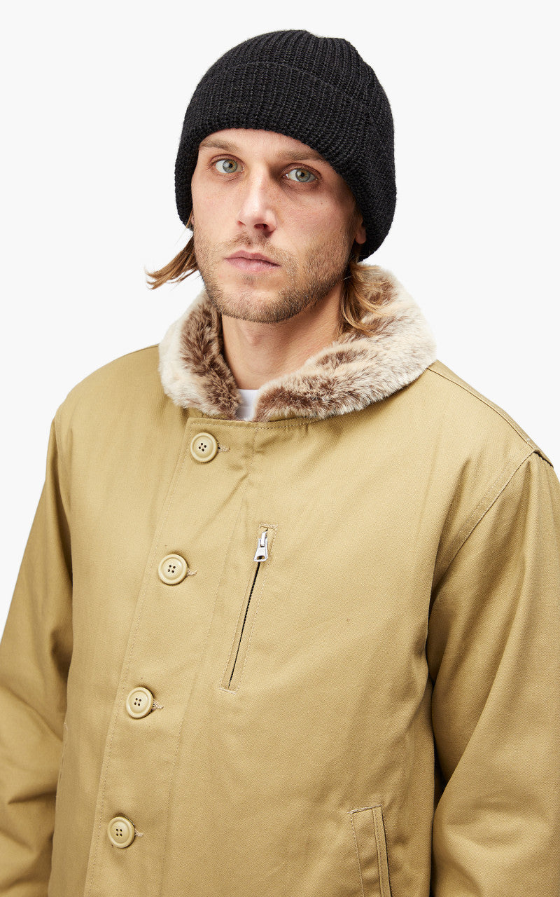 FrizmWORKS Edgar N-1 Deck Jacket Beige