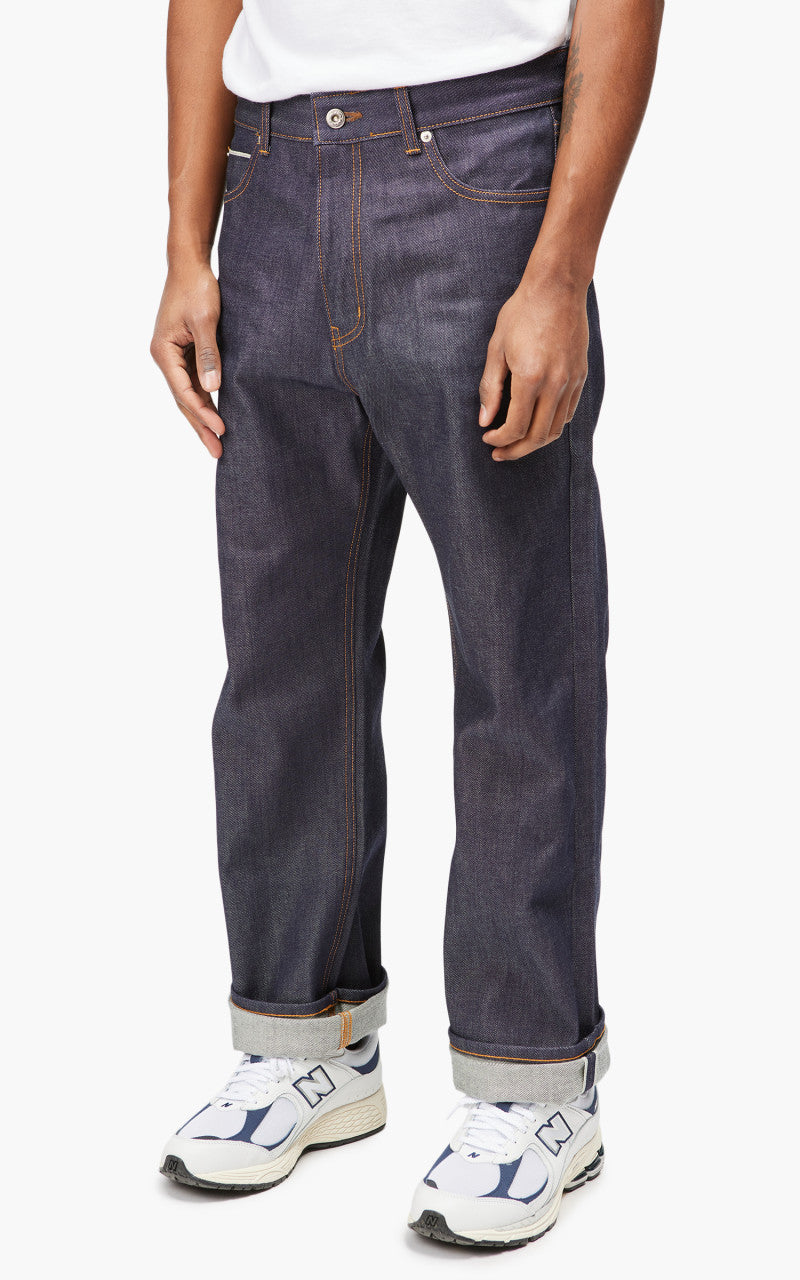 FrizmWORKS OG Selvedge Regular Denim Pants Rigid Indigo