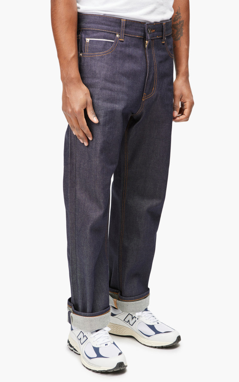 FrizmWORKS OG Selvedge Regular Denim Pants Rigid Indigo
