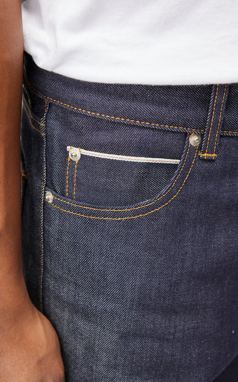 FrizmWORKS OG Selvedge Regular Denim Pants Rigid Indigo