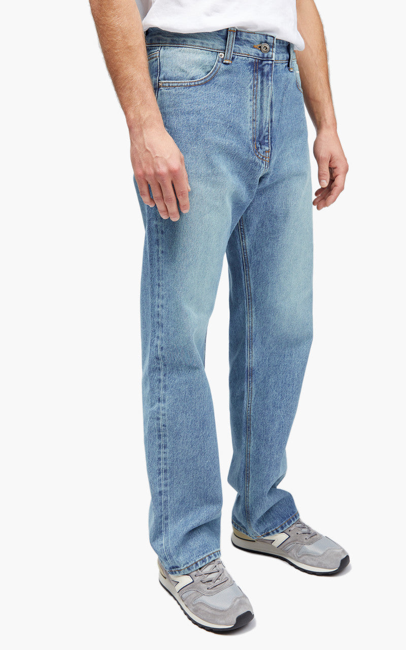 FrizmWORKS OG Selvedge Regular Denim Pants Light Blue