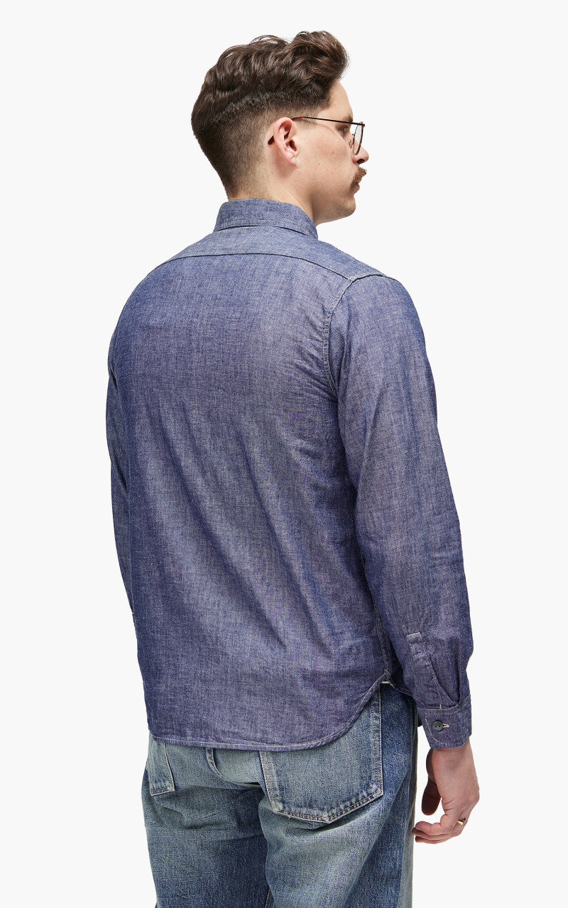 Fullcount 4810 Chambray Work Shirt Indigo