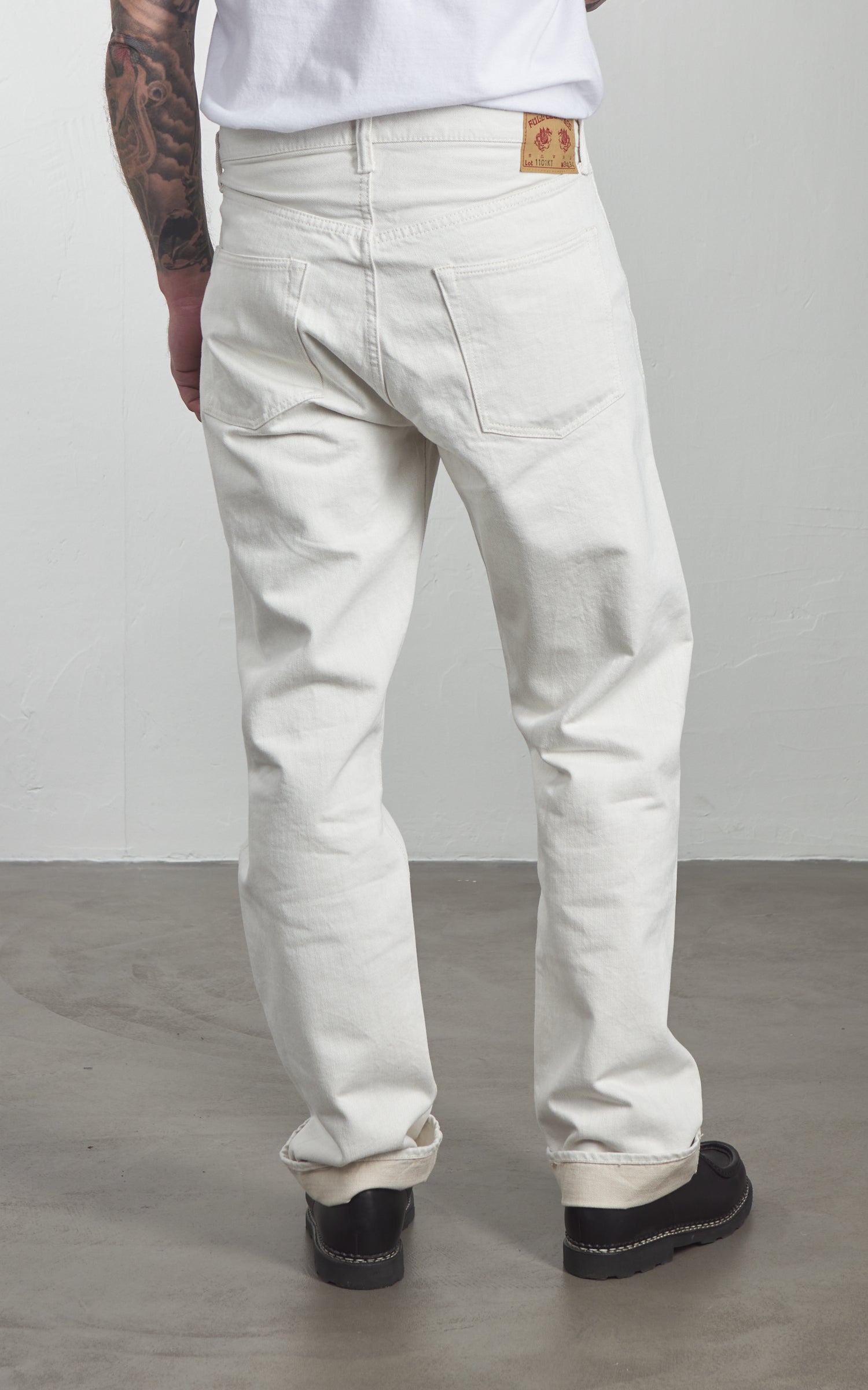 Fullcount 1101KT Straight Twill Pant Ecru