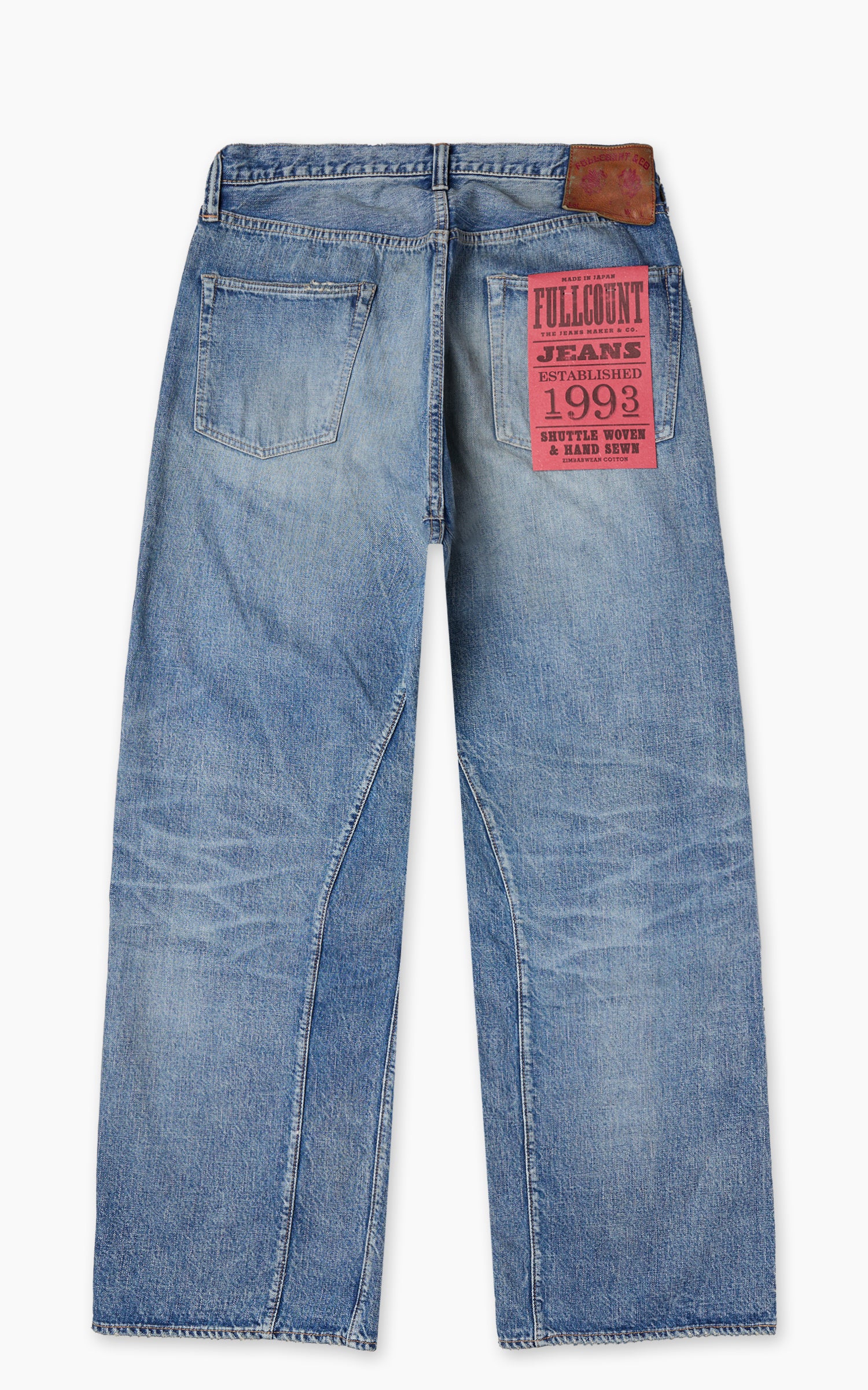Fullcount 1137HW Duke 3 Model Selvedge Denim Dartford Indigo Blue