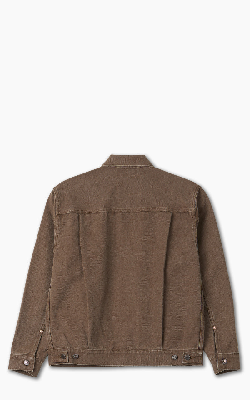 Fullcount 2035 Type 2 Paraffin Canvas Jacket Brown 16oz