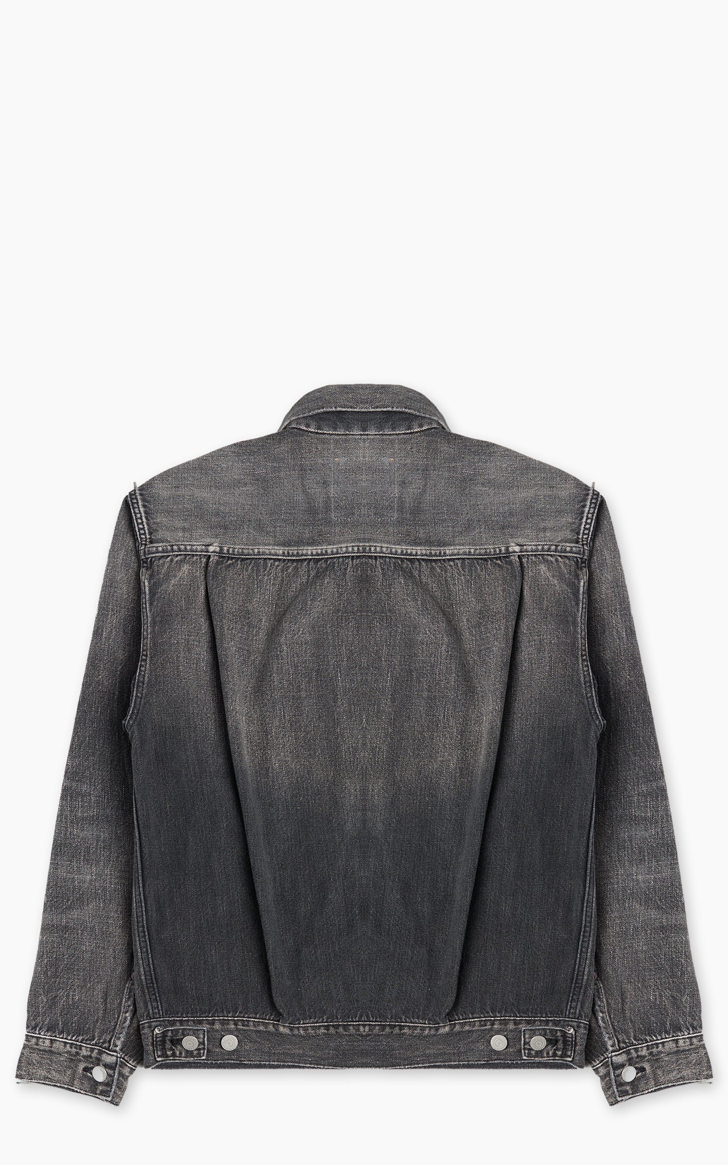 Fullcount 2102BKSSHW Type 2 Selvedge Super Smooth Denim Jacket Dartford Black