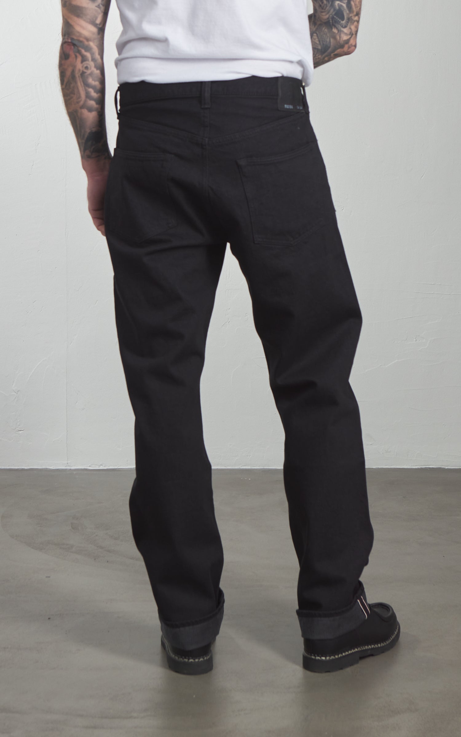 Fullcount 1101BG Straight Black/Gray Selvedge Denim Black/Gray