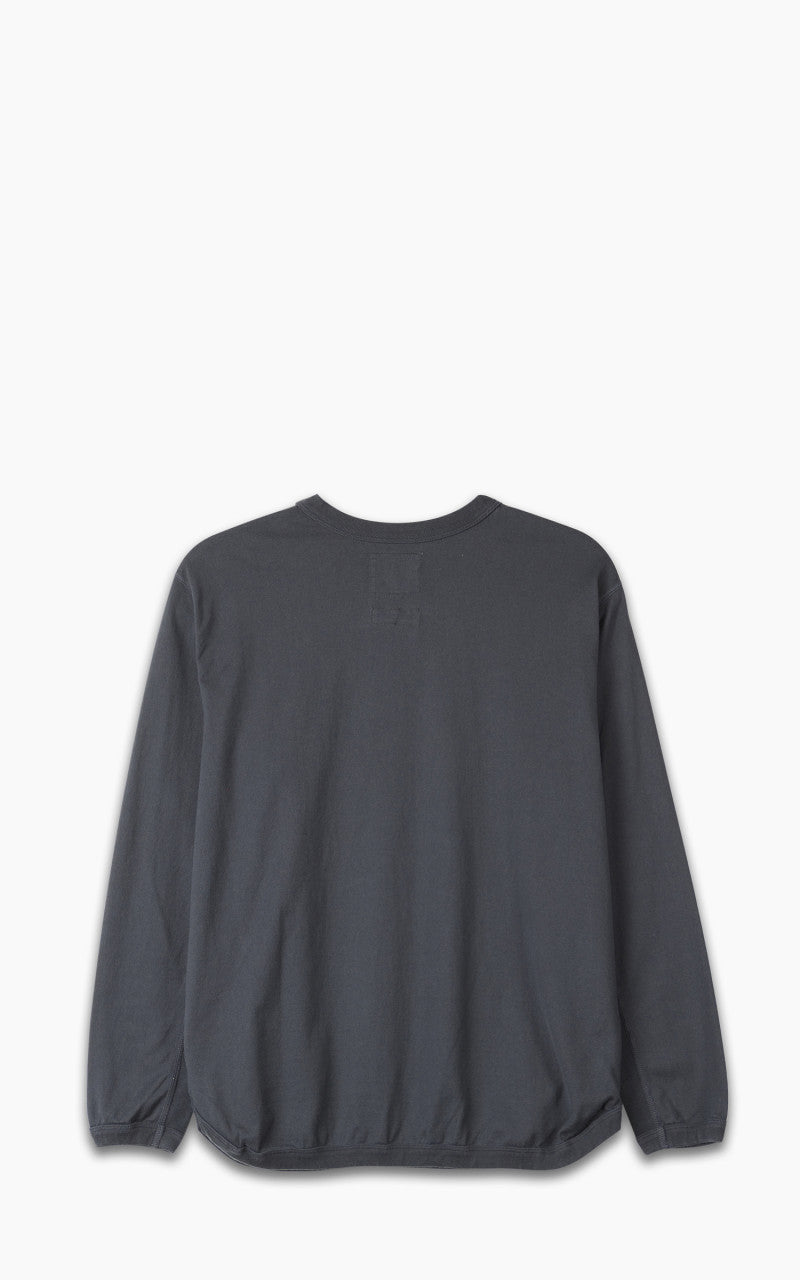 Fullcount RL-005 Flat Seam Heavyweight Longsleeve T-Shirt Ink Black