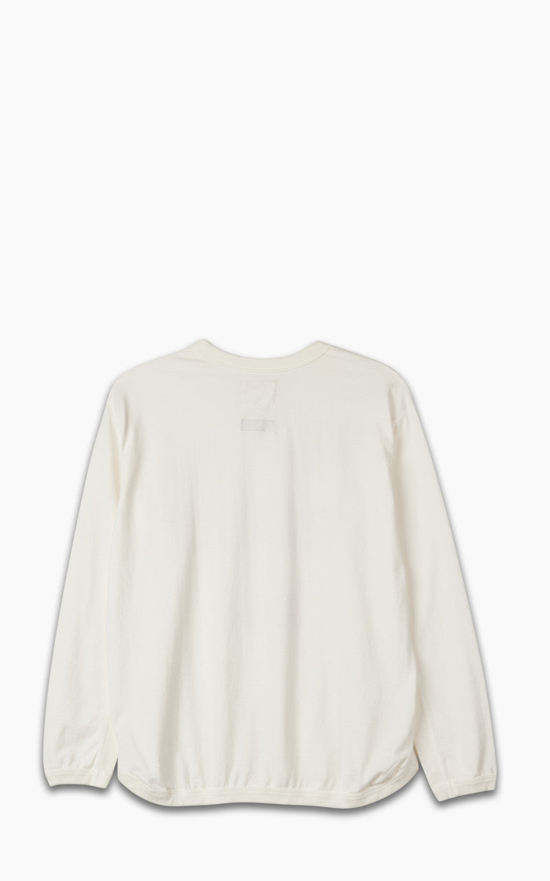 Fullcount RL-005 Flat Seam Heavyweight Longsleeve T-Shirt White