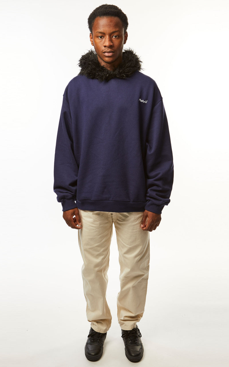 Marni Brushed Sweatshirt Ink