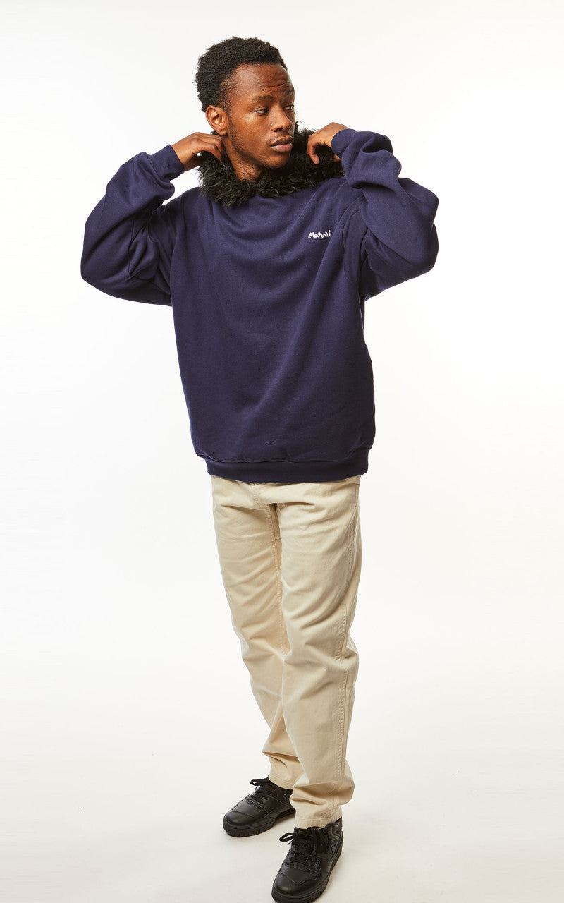 Marni Brushed Sweatshirt Ink