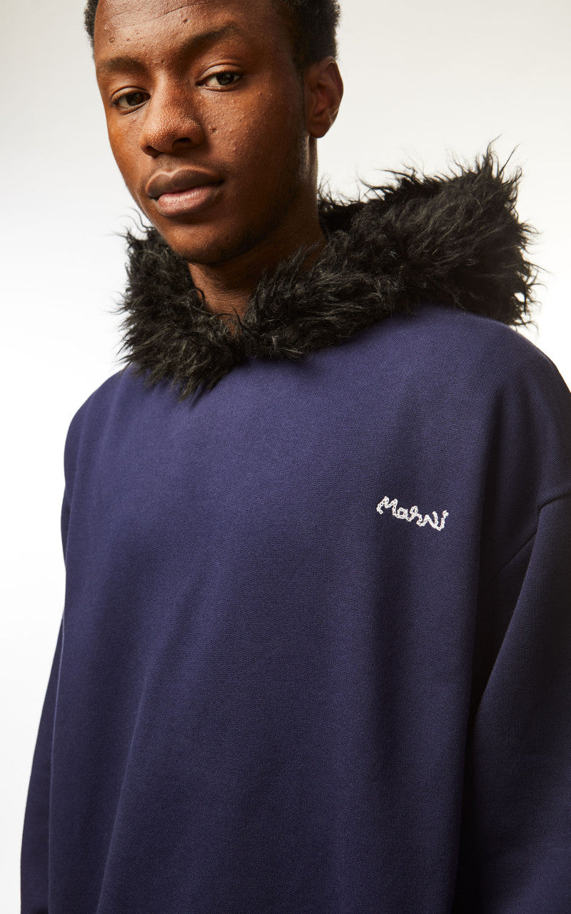 Marni Brushed Sweatshirt Ink