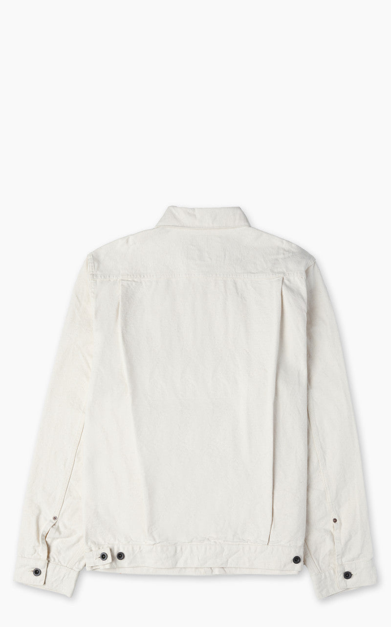 FOB Factory F2445 Cotton Duck Jacket Ecru