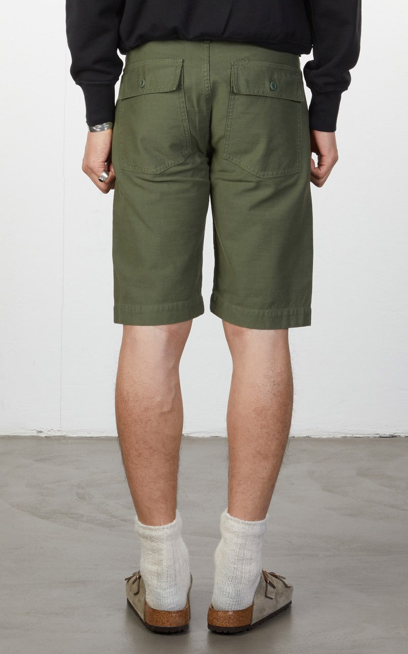 Tellason Fatigue Shorts Sateen Olive