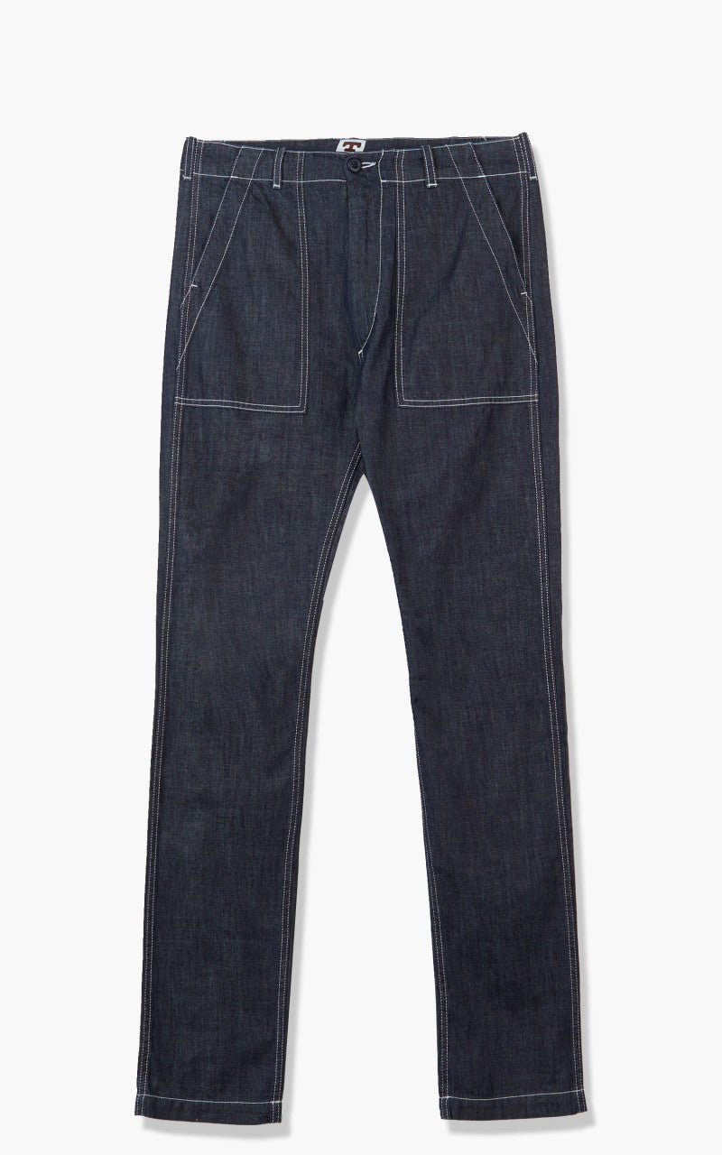 Tellason Fatigue Pant Slimy Washed Denim Ocean Dark