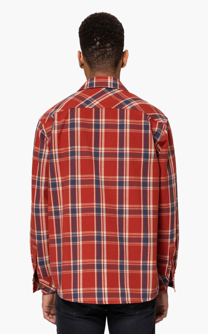 Nudie Jeans Filip Basket Plaid Red