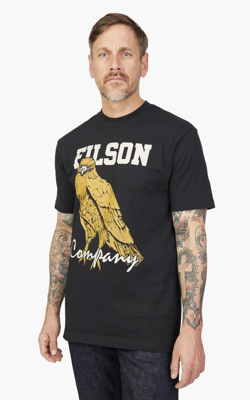 Filson Pioneer Graphic T-Shirt Black/Bird Of Prey