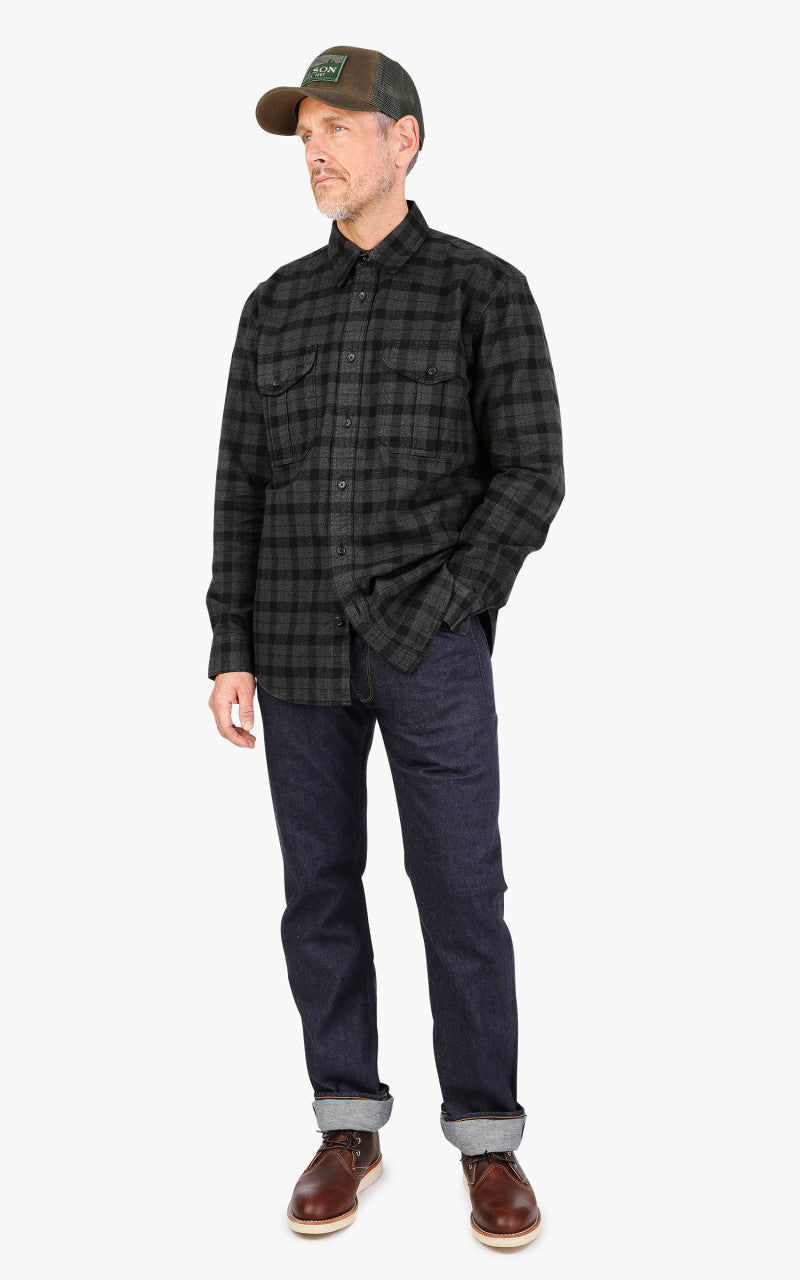 Filson Alaskan Guide Shirt Heather Grey/Black Plaid