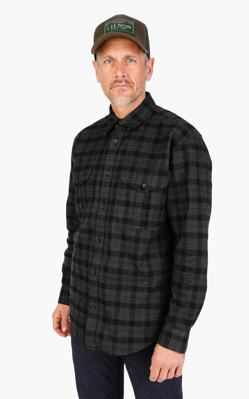 Filson Alaskan Guide Shirt Heather Grey/Black Plaid