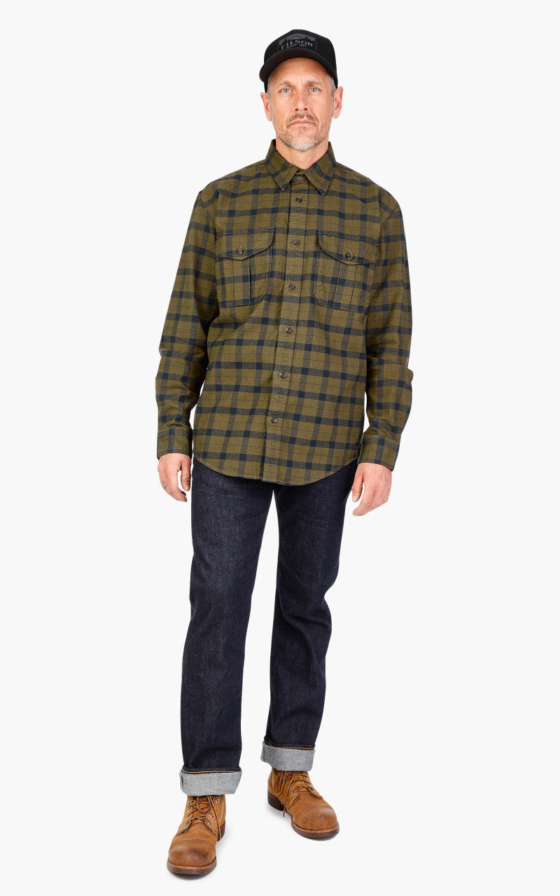 Filson Alaskan Guide Shirt Otter Green/Black Plaid