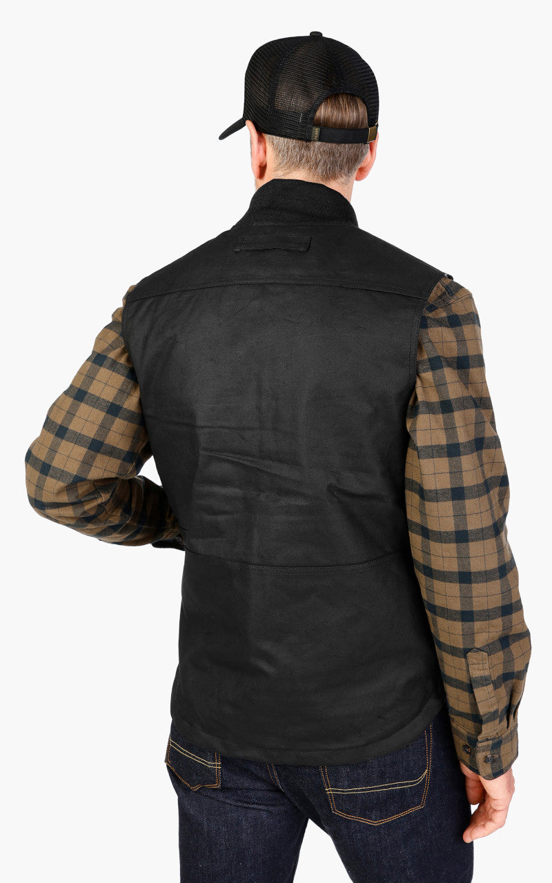 Filson Tin Cloth Insulated Work Vest Black