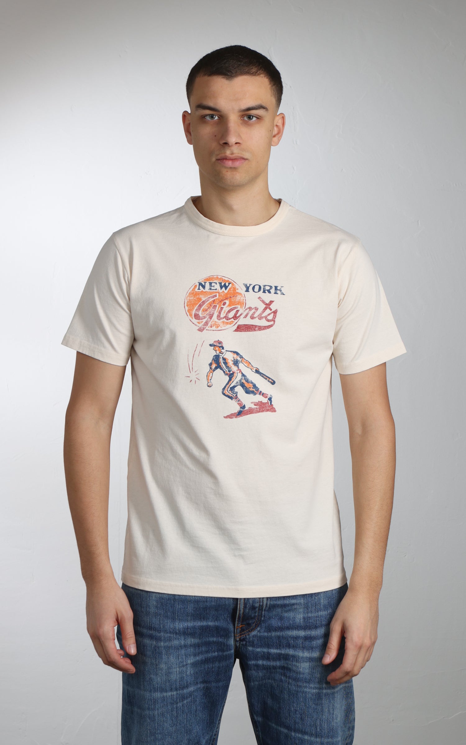 Flea-T T-Shirt Giants Pigment Dyed Offwhite