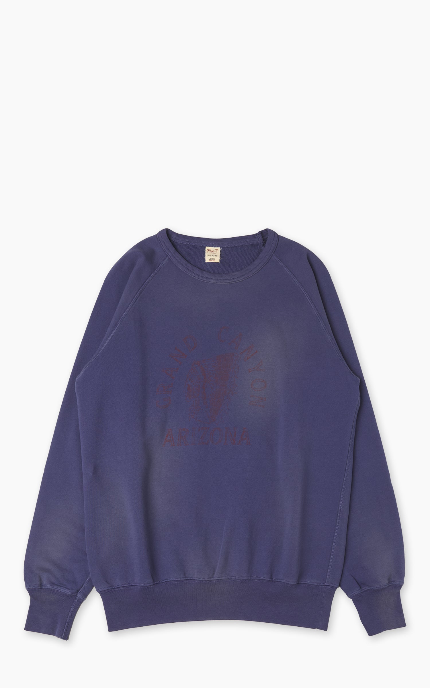 Flea-T Sweatshirt Grand Canyon Pigment Dyed Royal