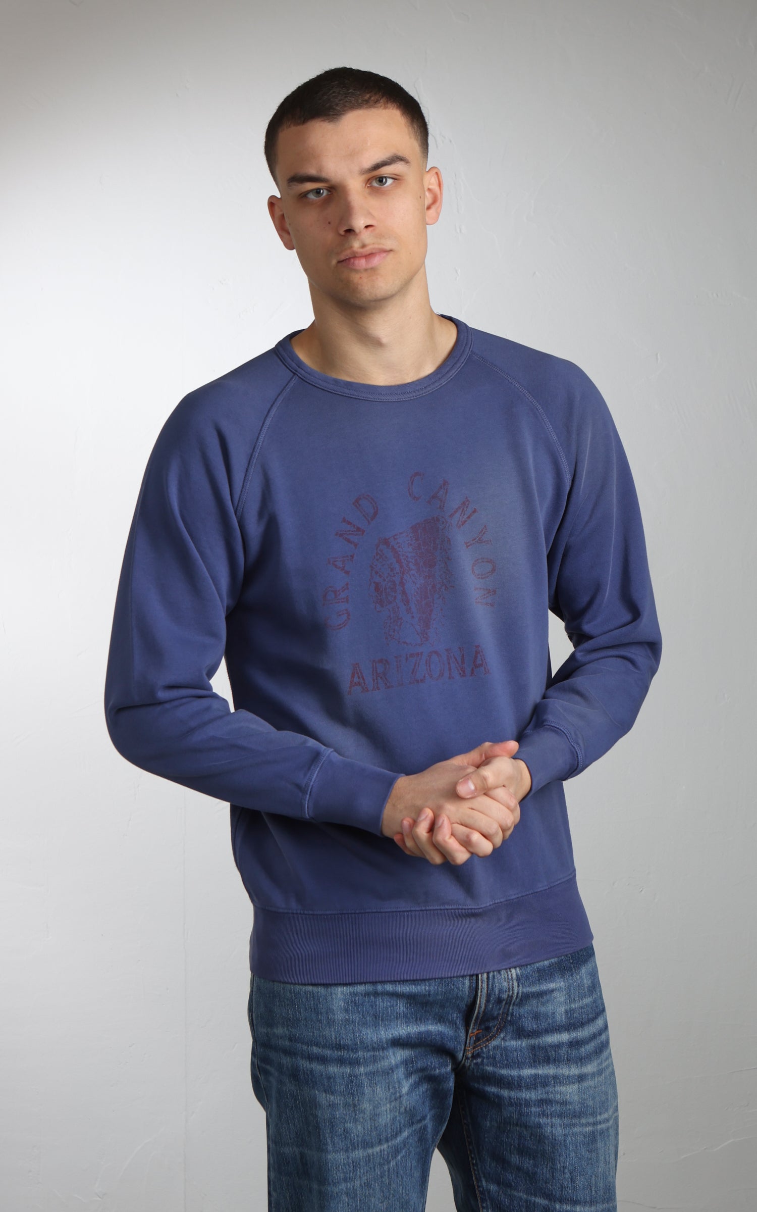 Flea-T Sweatshirt Grand Canyon Pigment Dyed Royal