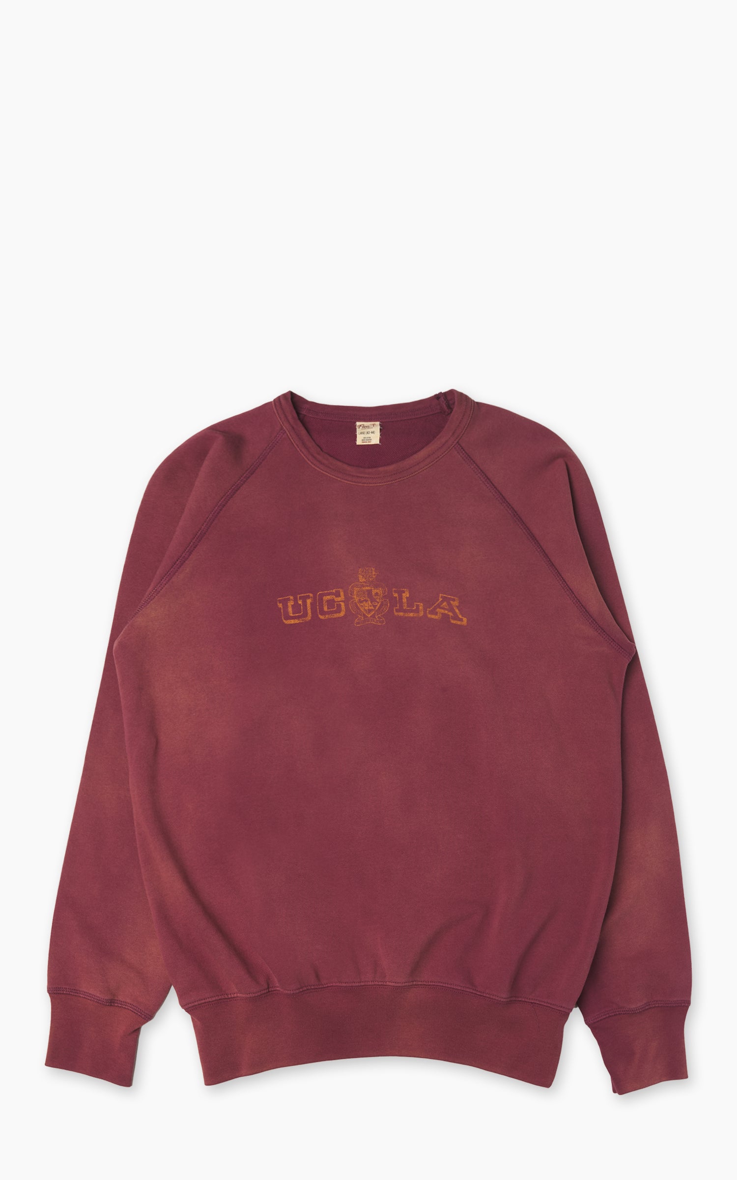 Flea-T Sweatshirt UCLA Pigment Dyed Red