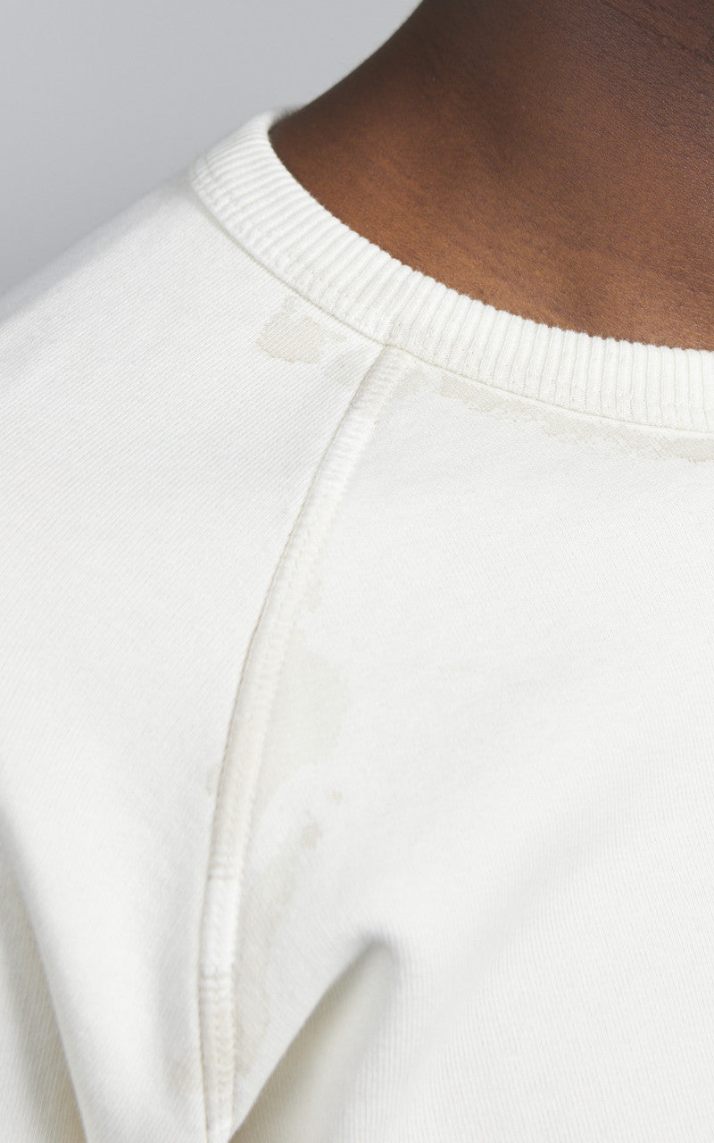 Flea-T Sweatshirt Pigment Dyed White