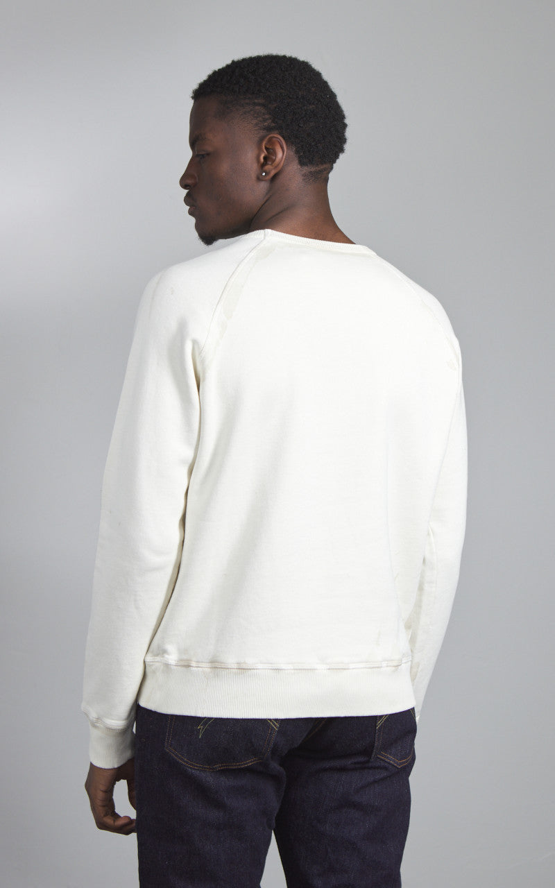 Flea-T Sweatshirt Pigment Dyed White