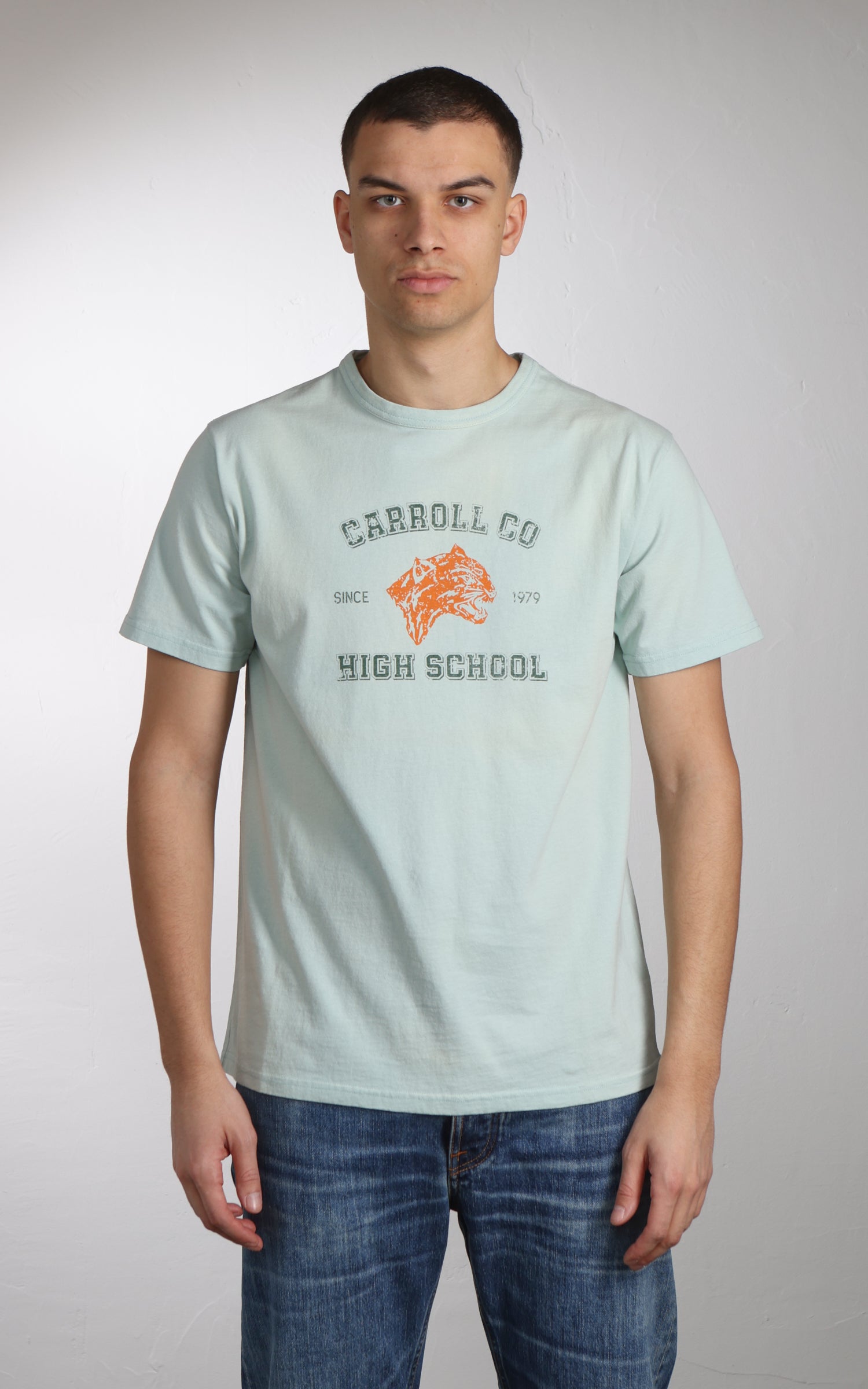 Flea-T T-Shirt Carroll Co. Pigment Dyed Grey