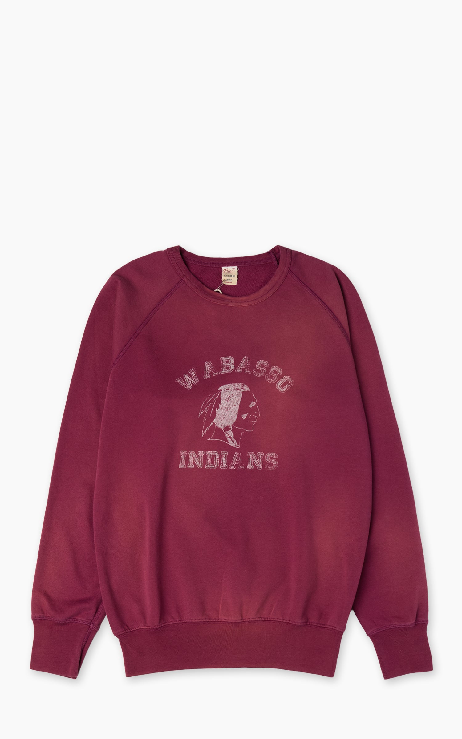 Flea-T Sweatshirt Wabasso Indians Red