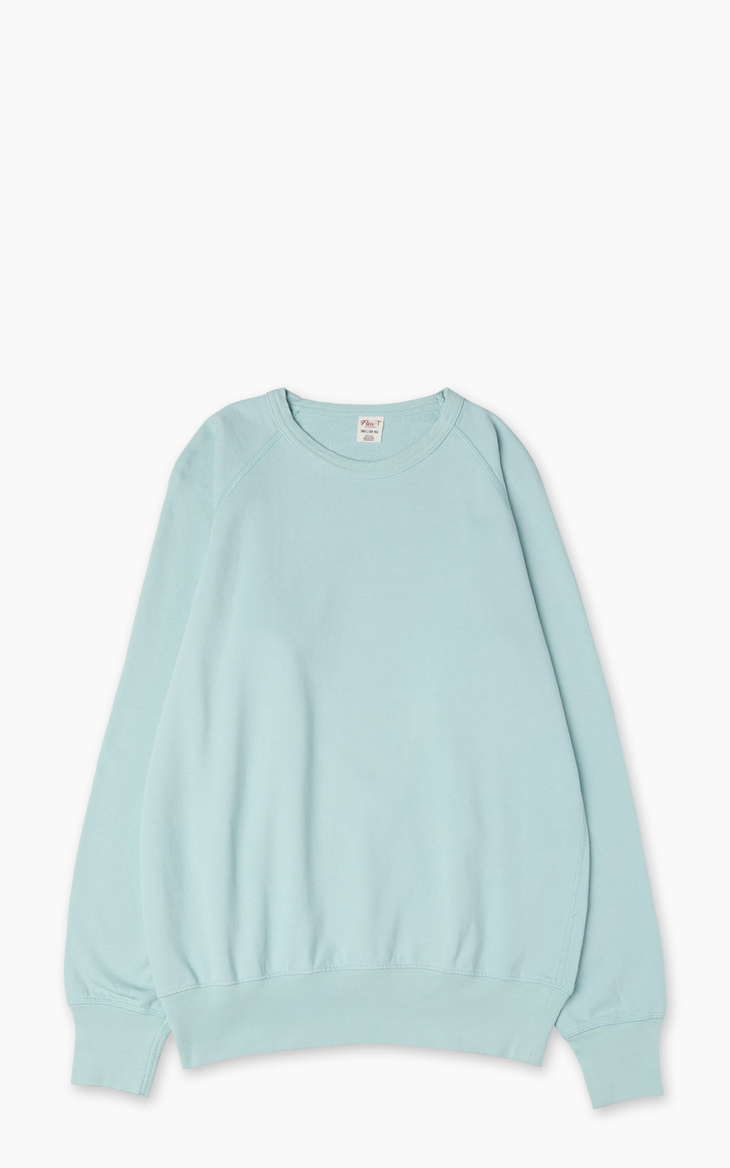 Flea-T Sweatshirt Plain Pigment Dyed Mint
