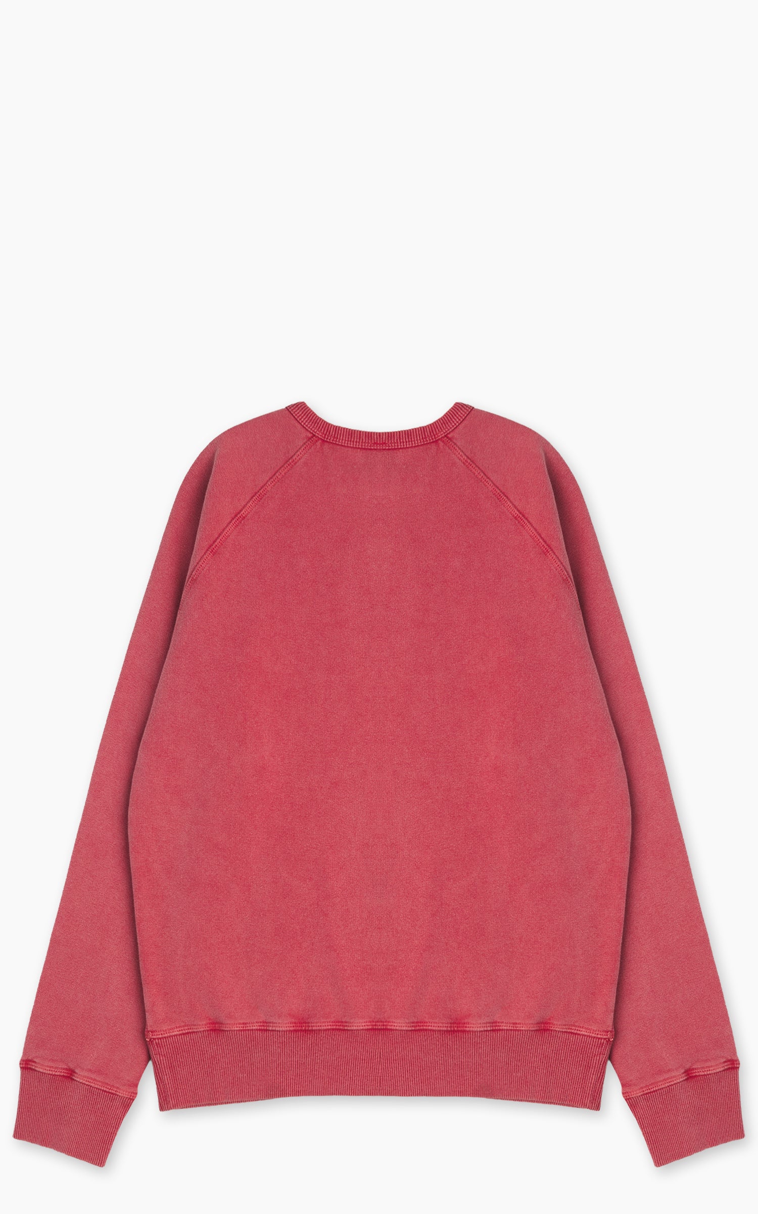 Flea-T Sweatshirt Plain Pigment Dyed Coral