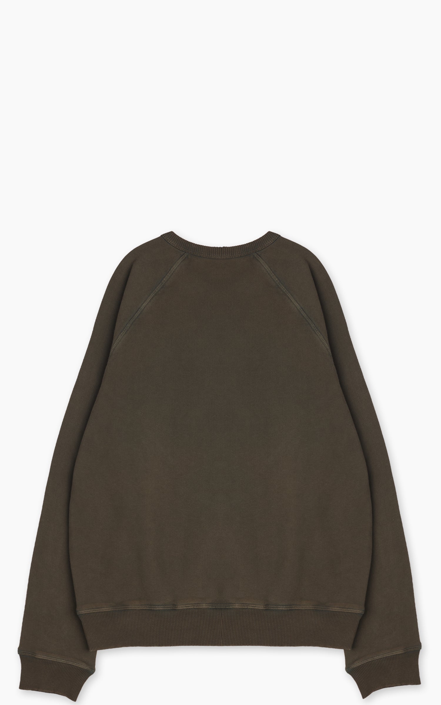 Flea-T Sweatshirt Plain Pigment Dyed Green
