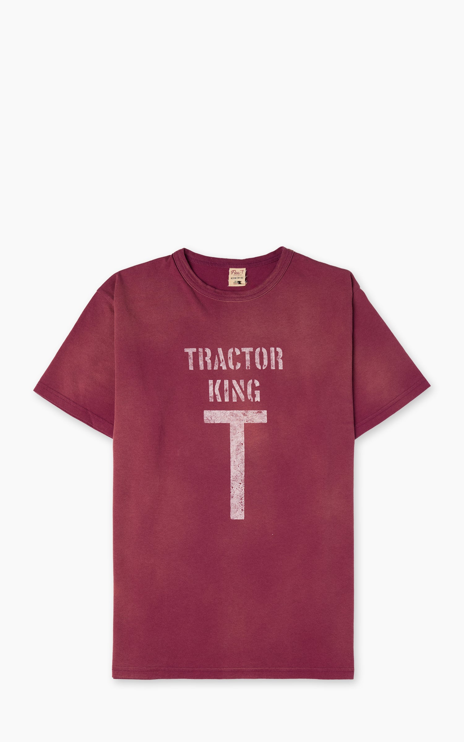 Flea-T T-Shirt Tractor King Red