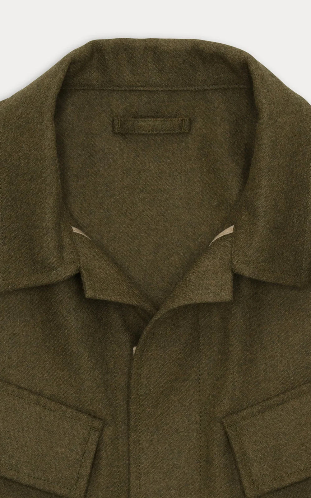 Fortela Creek Jungle Jacket Melton Wool Green