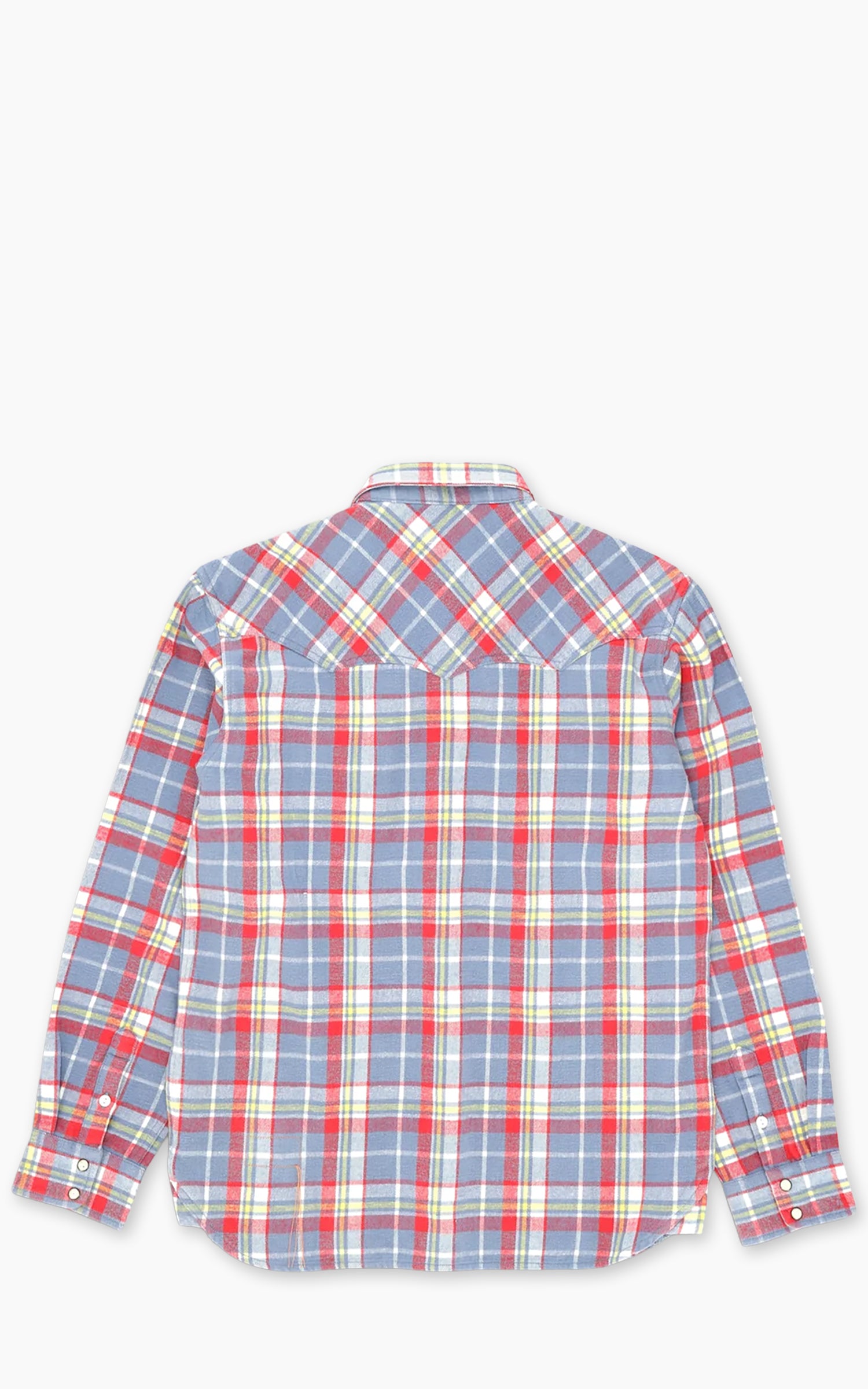 Fortela Josh Western Shirt Plaid Red/Grey