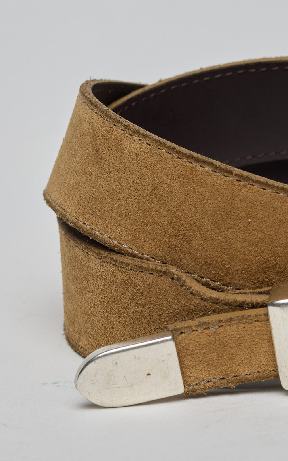 Fortela Phoenix Suede Leather Belt Sand
